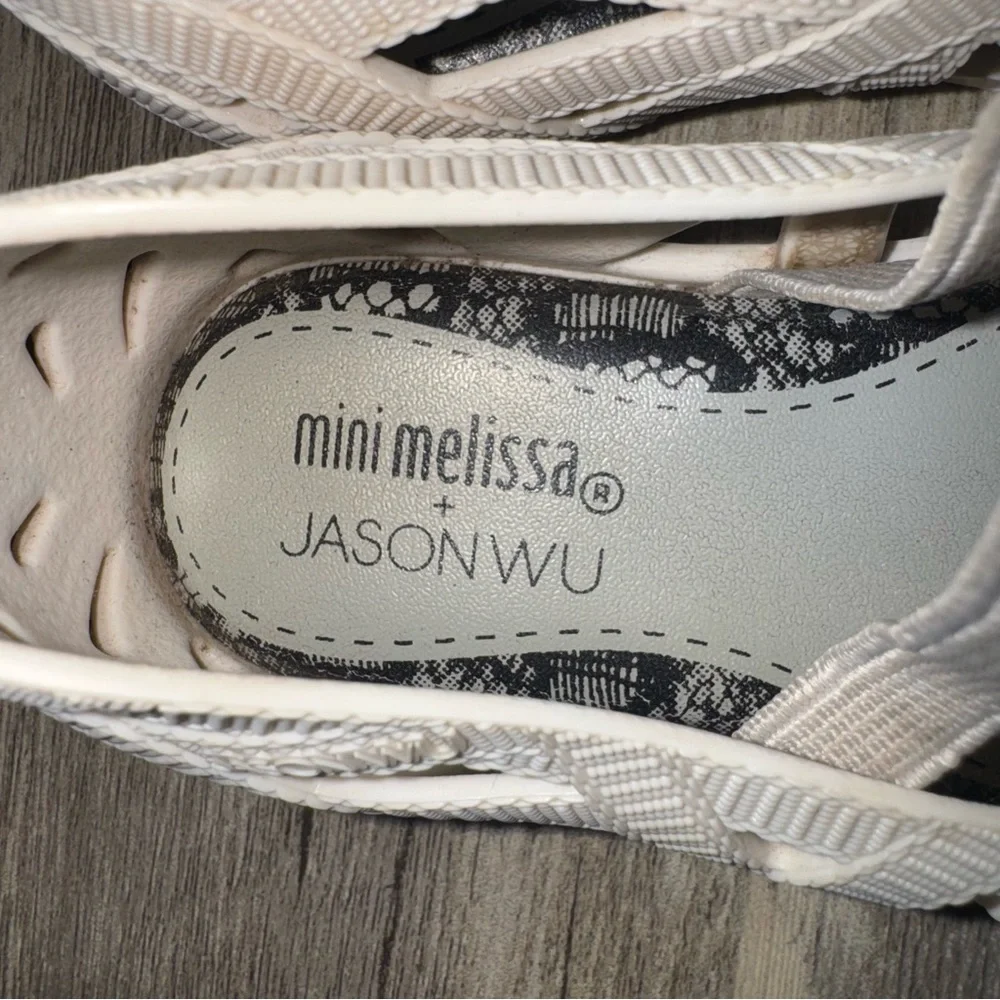 Mini Melissa Kids Cream Sandals